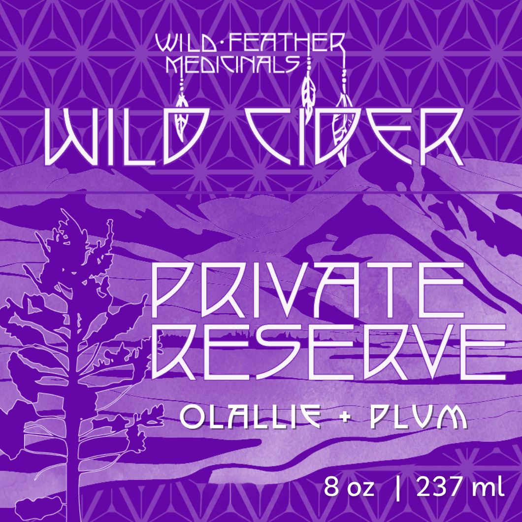 Wild Cider: Private Reserve 🍇 Ollalie + Plum 🍑