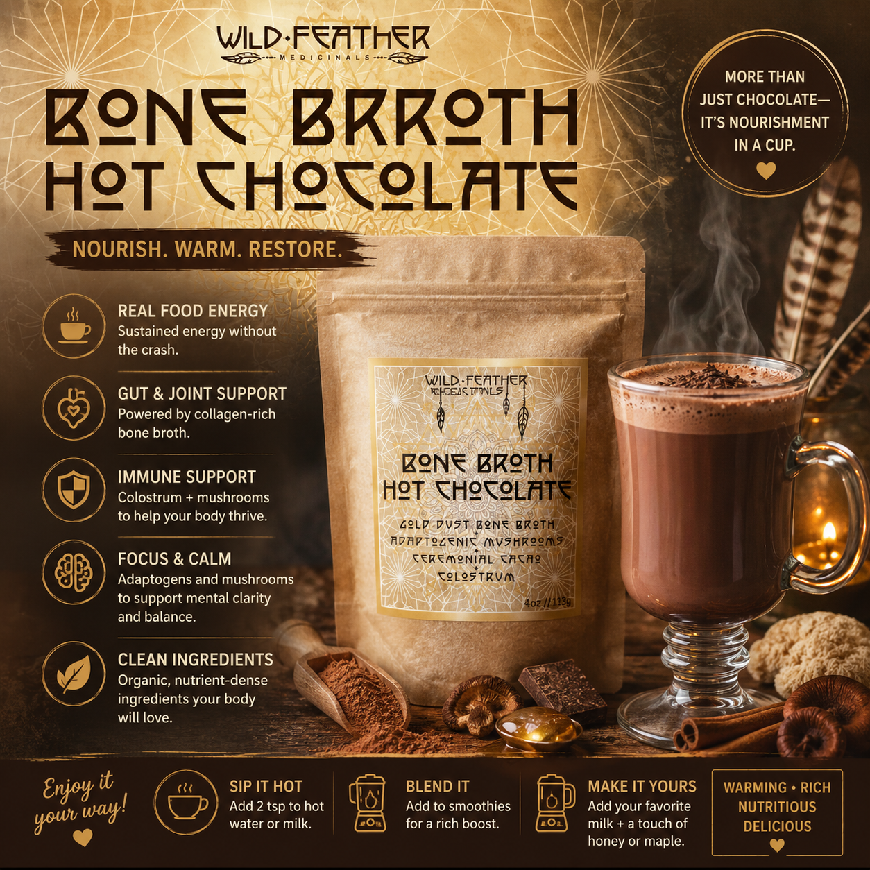 Bone Broth Hot Chocolate