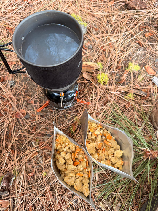 Backcountry Broth Bowl — Chicken Umami with Shiitake + Orzo